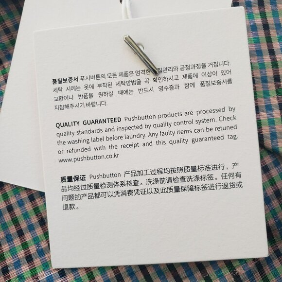 pushbutton Check Plaid Holiday Bow Mini Skirt - Picture 6 of 11